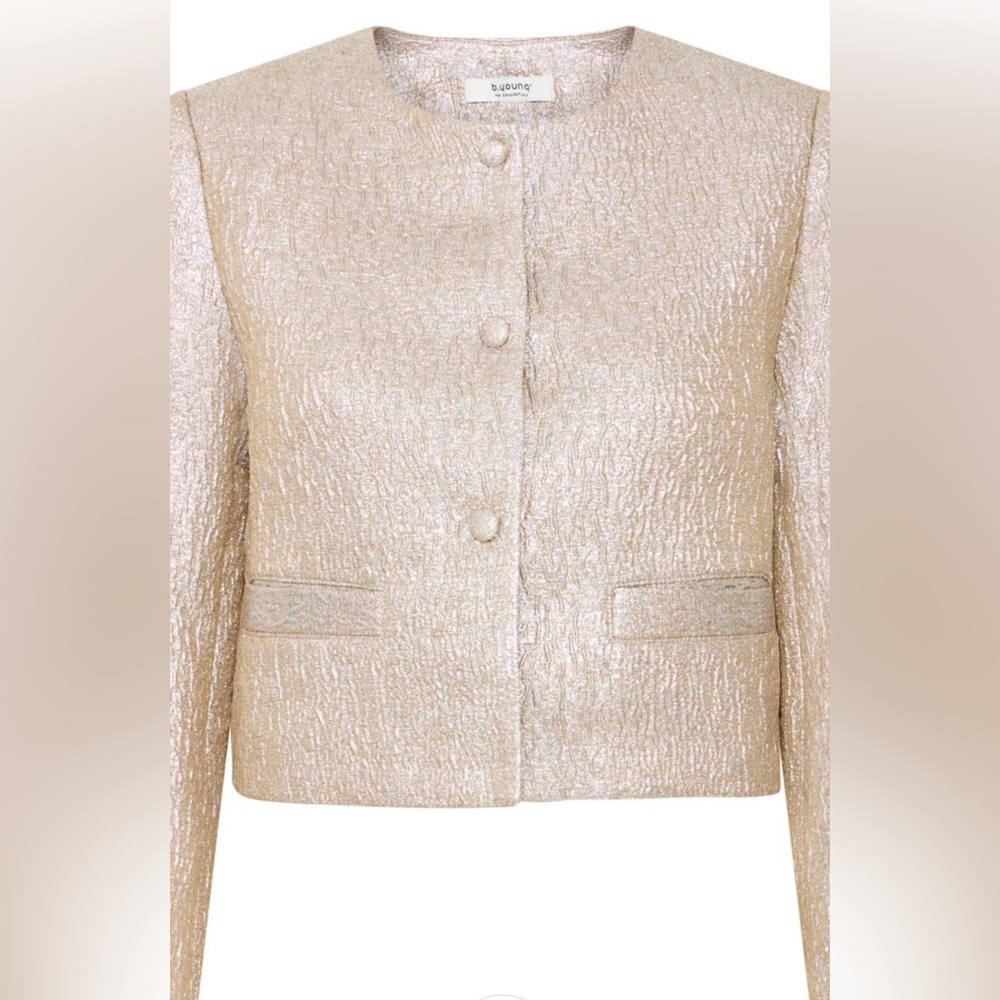🆕B.YOUNG 💛Effa Gilded jacket - Picture 2 of 11